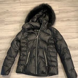 Guess black down jacket